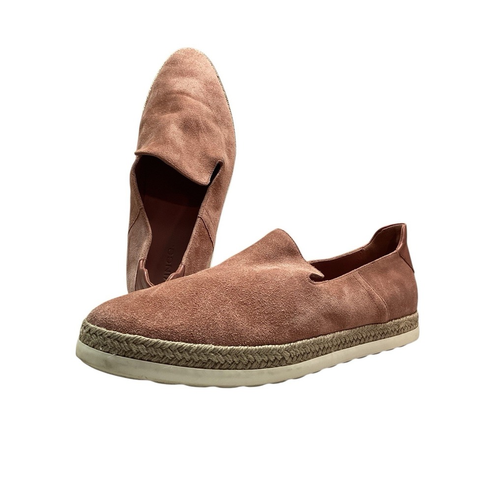 Vince Womens Suede Leather Sneakers Slip On Shoes Sz US 9m Espadrille, Terracoda